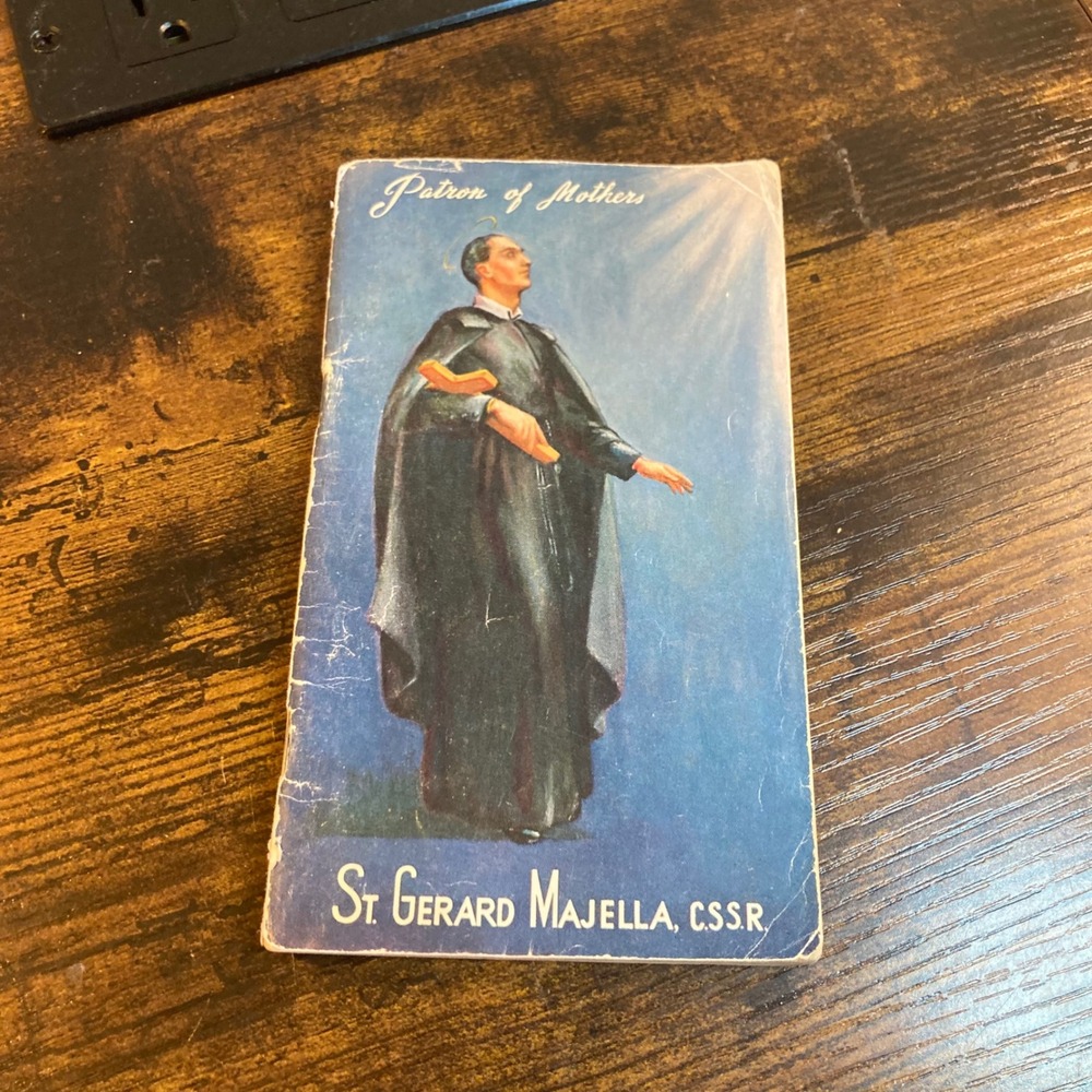 St Gerard Majella Patron of Mothers Catholic Religious Book Vtg 1958 Illustrated